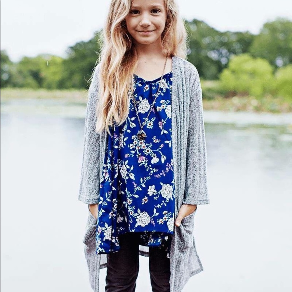 NWT Peyton Bre Grey Cardigan - Picture 1 of 1